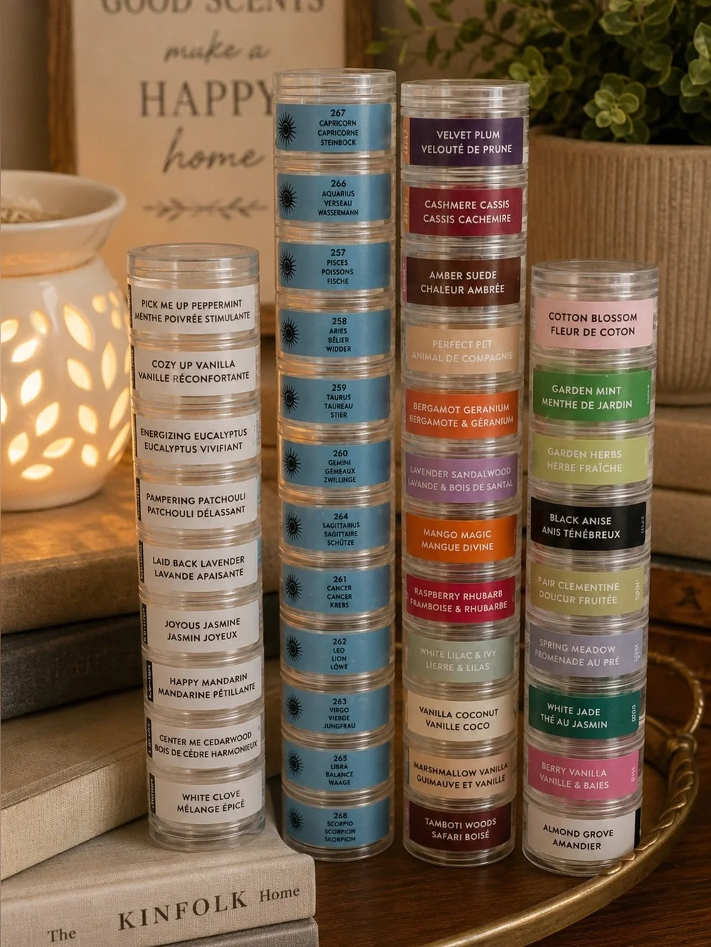 PartyLite Scent Stackers Wax Melt Sampler Bundle – 42 Fragrance Minis